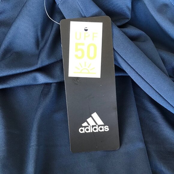 adidas Women's Baselayer  Hoodie  Long Sleeve Crew Navy NWT MSRP $65 Size : L - Picture 4 of 6